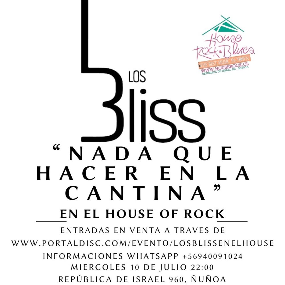 LOS BLISS: cover