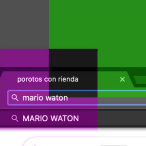POROTOS CON RIENDA: Mario Waton