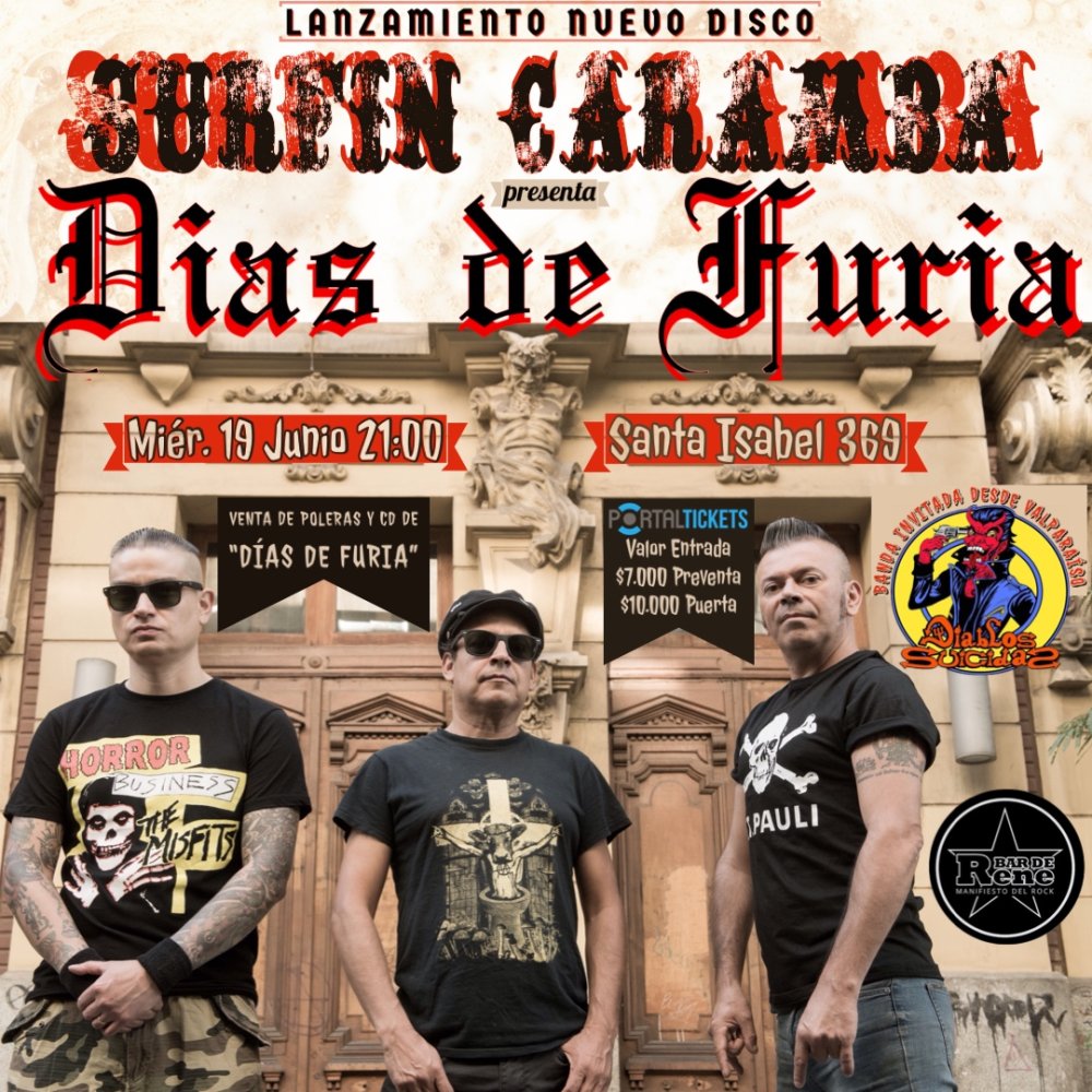 SURFIN CARAMBA: cover