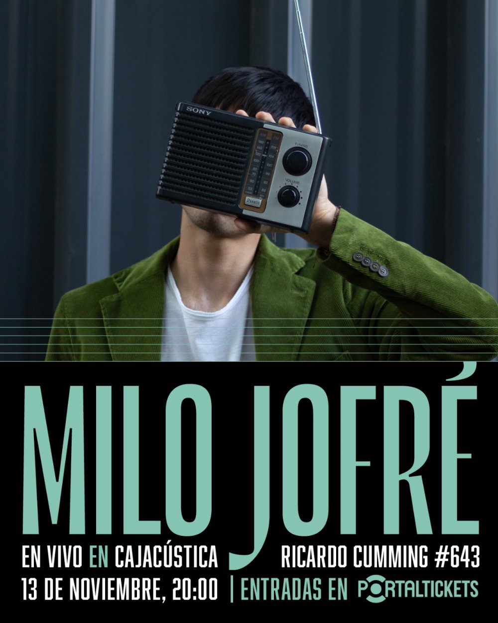 PABLO JOAQUIN: Flyer MILO JOFRÉ - LANZAMIENTO DE ÓXIDO EN CAJACÚSTICA