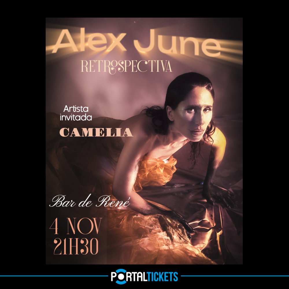 QLOUD: Flyer ALEX JUNE EN BAR DE RENÉ